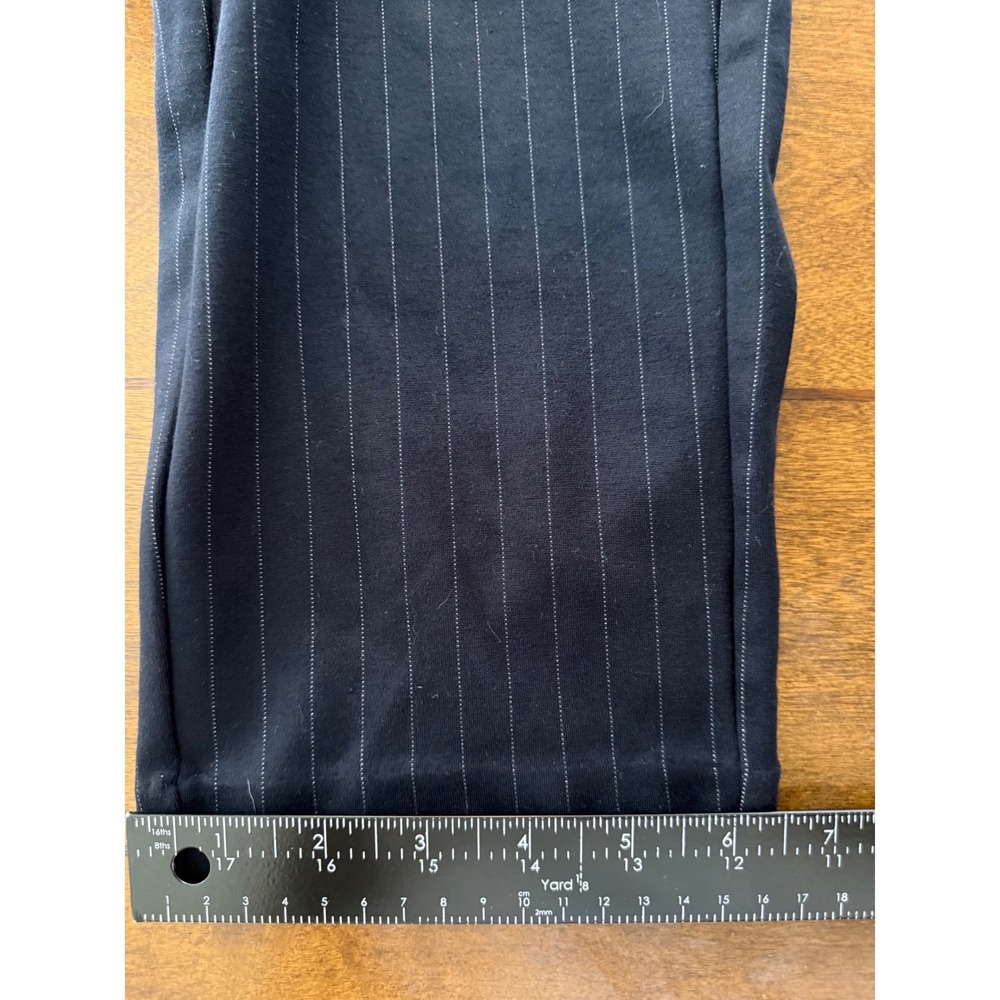 Liverpool Los Angeles Pinstripe Pants Women 8/29 Navy Blue Career Trousers - Picture 8 of 9